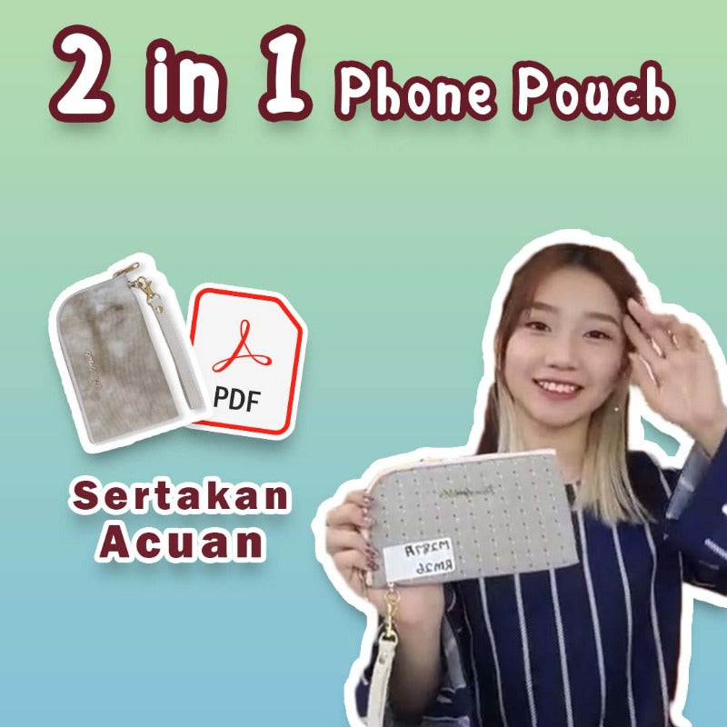 2 in 1 Phone Pouch Online Workshop