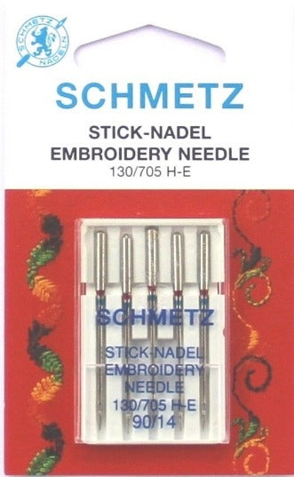 SCHMETZ Embroidery Needle Size : 11, 14