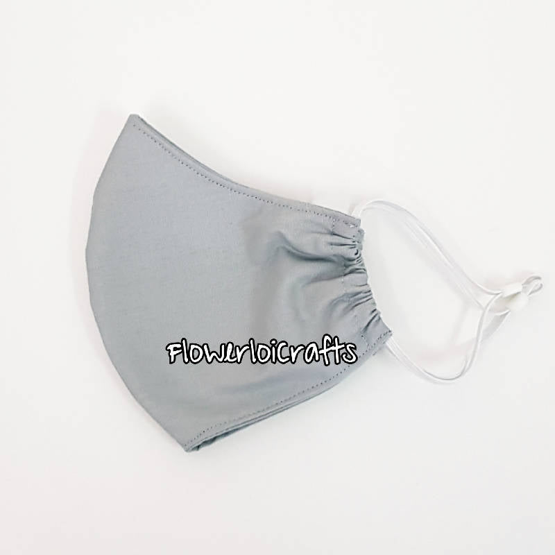 Adult Plain Fabric Face Mask with SMMS Filter