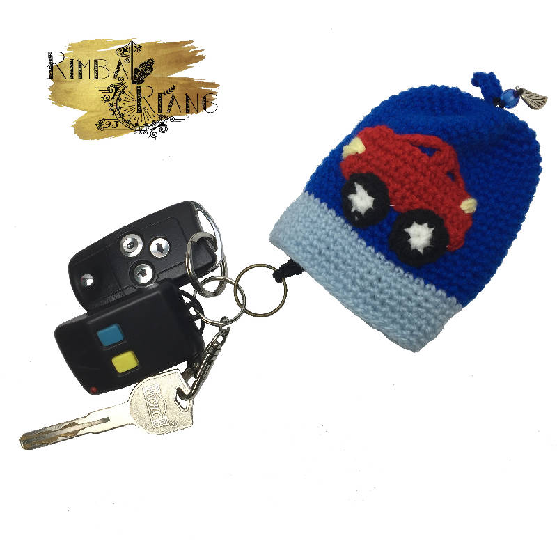 Bell Keychain - crochet