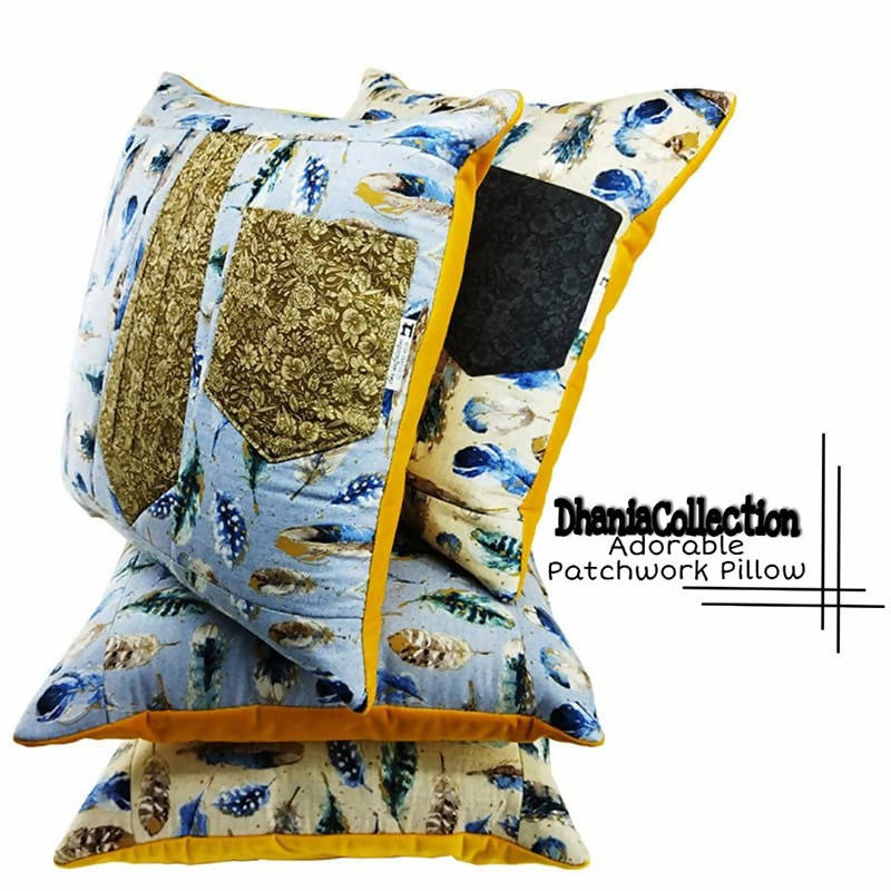 Adorable Patchwork Pillow Case