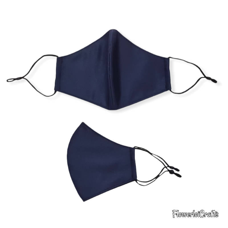 Plain Water Repellent Fabric Face Mask (Adults)