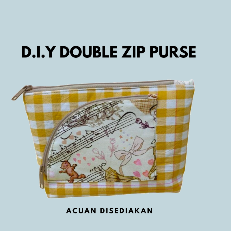 Diy Double Zip Purse Online Workshop