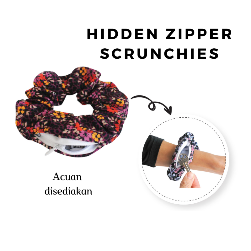 Hidden Zipper Scrunchies Online Workshop