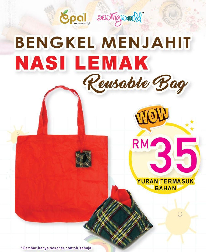 Nasi Lemak Reusable Bag Online Workshop