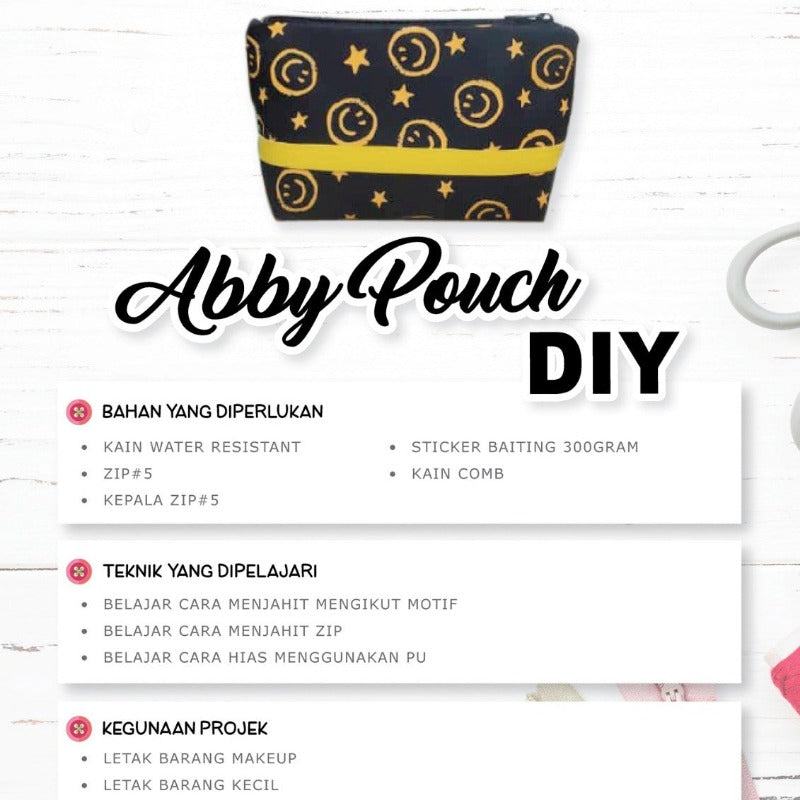 Abby Pouch DIY Online Workshop