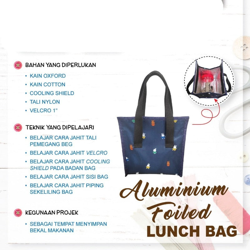 Aluminium Foiled Lunch Bag Online Workshop