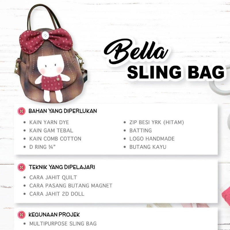 Bella Sling Bag Online Workshop
