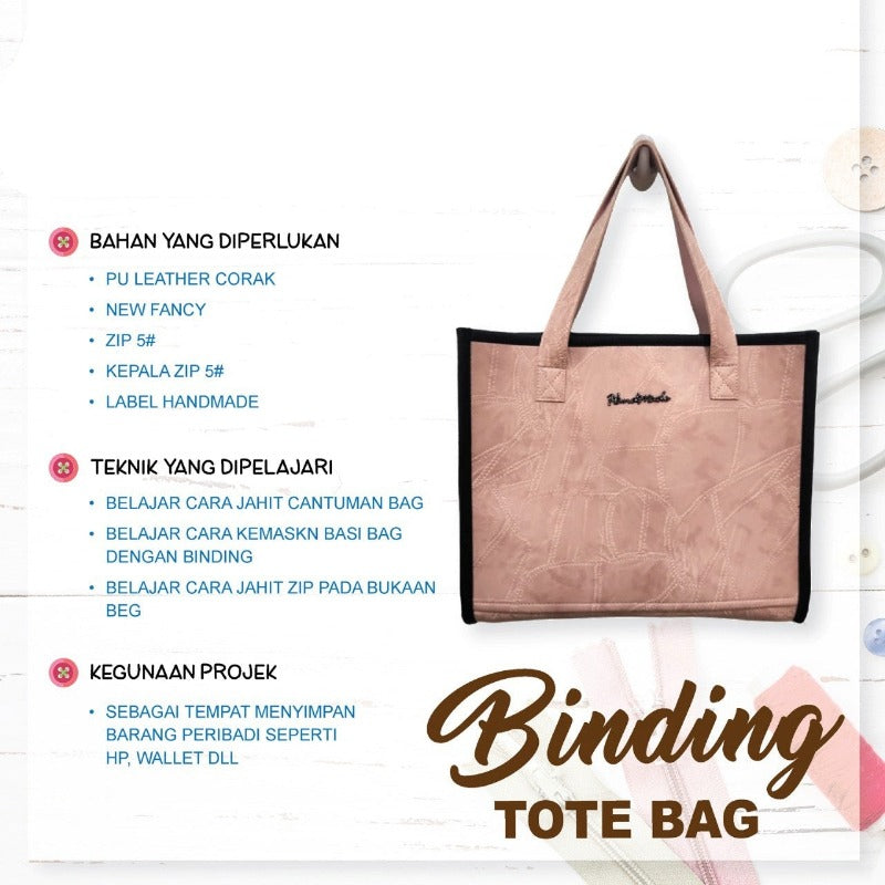 Binding Tote Bag Online Workshop