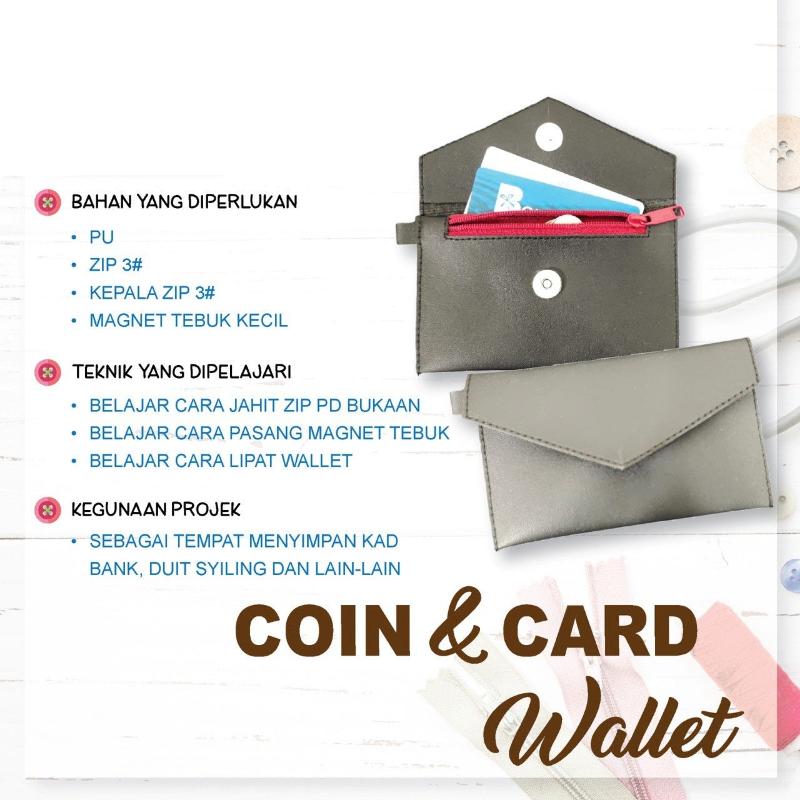 Coin & Card Wallet Online Workshop