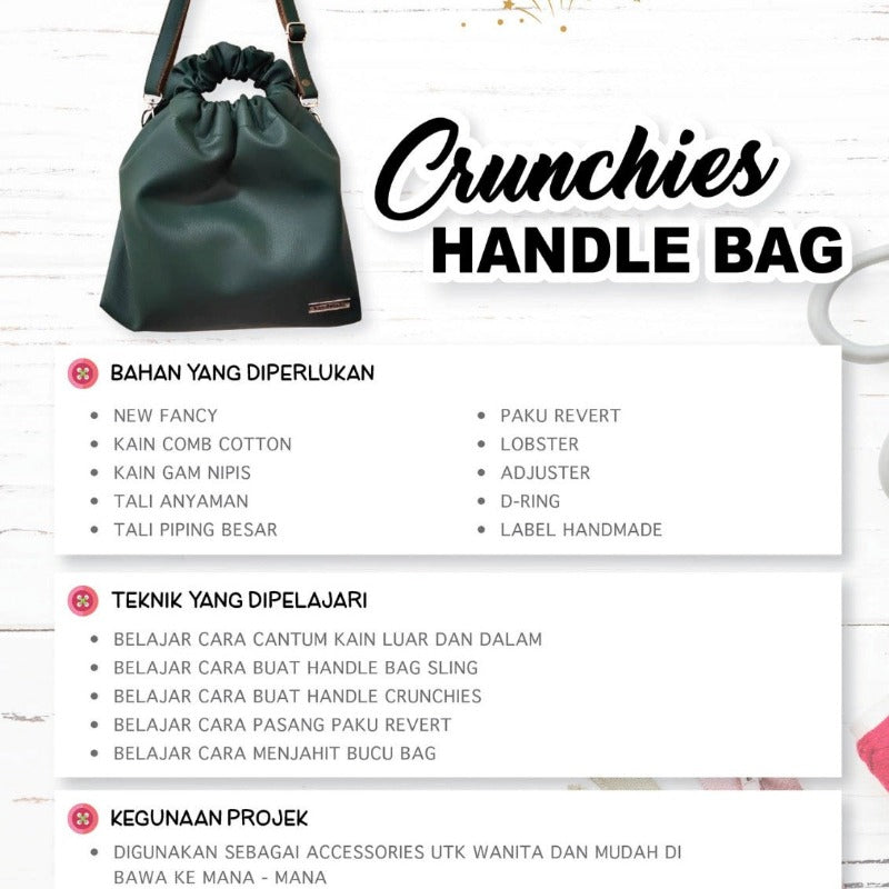 Crunchies Handle Bag Online Workshop