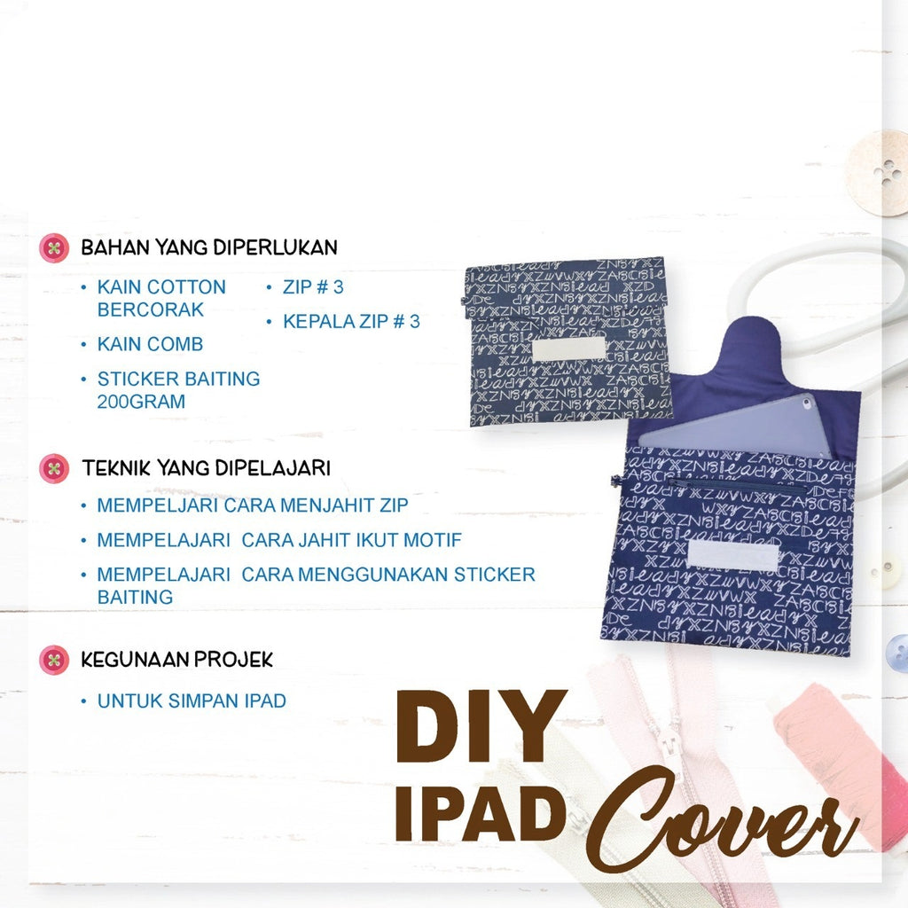 DIY Ipad Cover Online Workshop