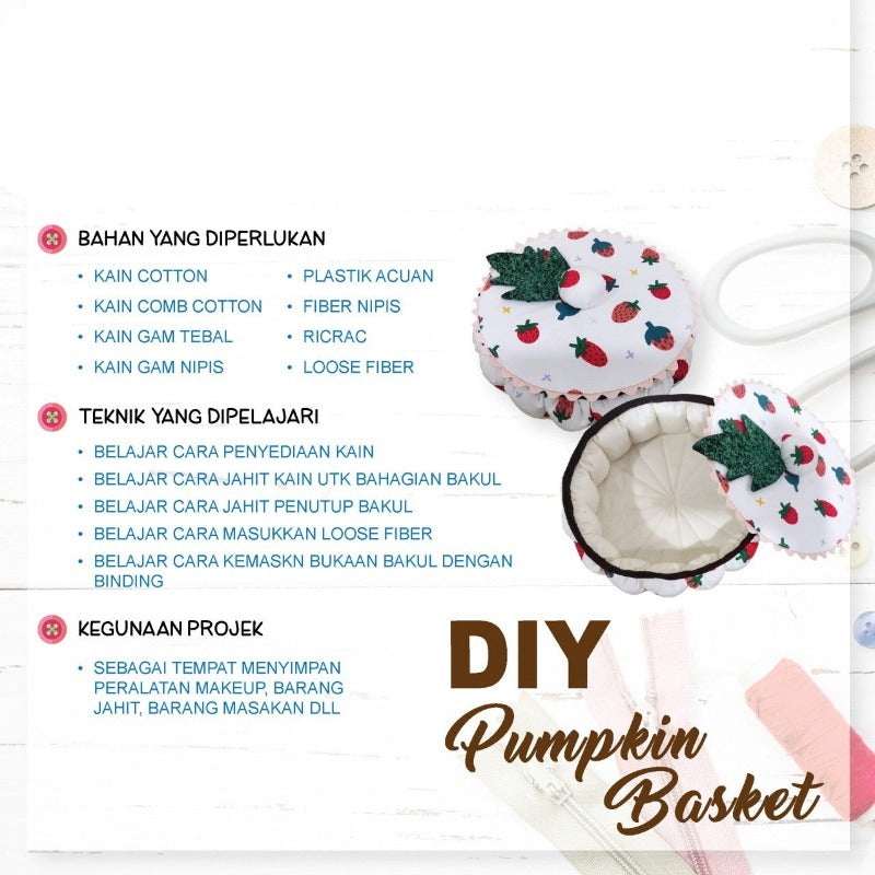 DIY Pumpkin Basket Online Workshop