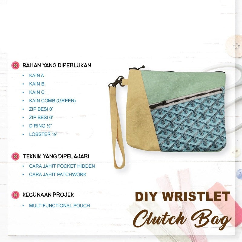 DIY Wristlet Clutch Bag Online Workshop