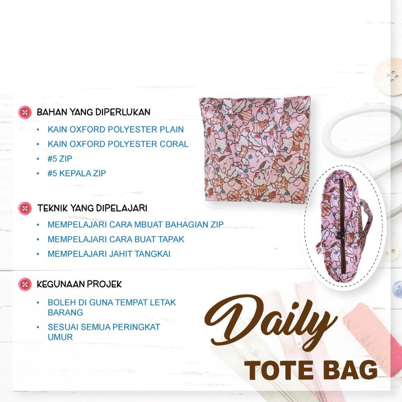 Daily Tote Bag Online Workshop