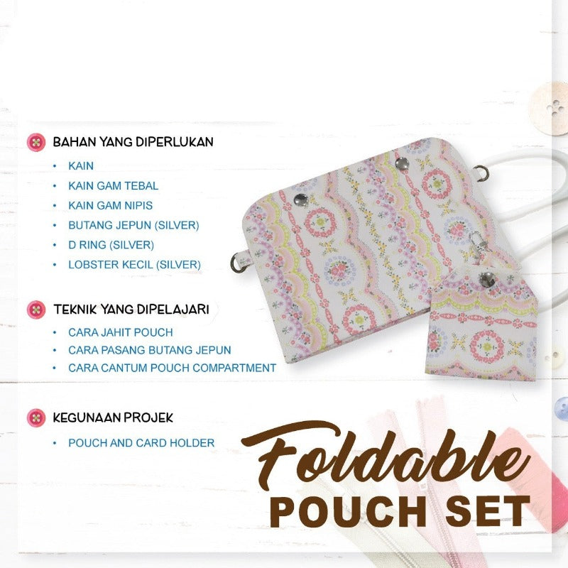 Foldable Pouch Set Online Workshop