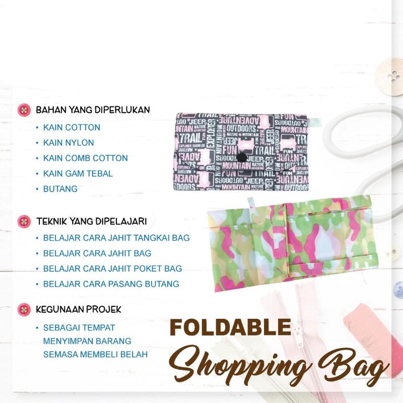 Foldable Shopping Bag Online Workshop