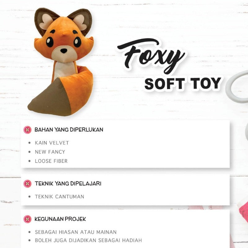 Foxy Softoy Online Workshop