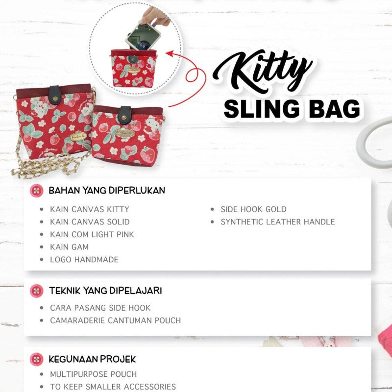 Kitty Sling Bag Online Workshop