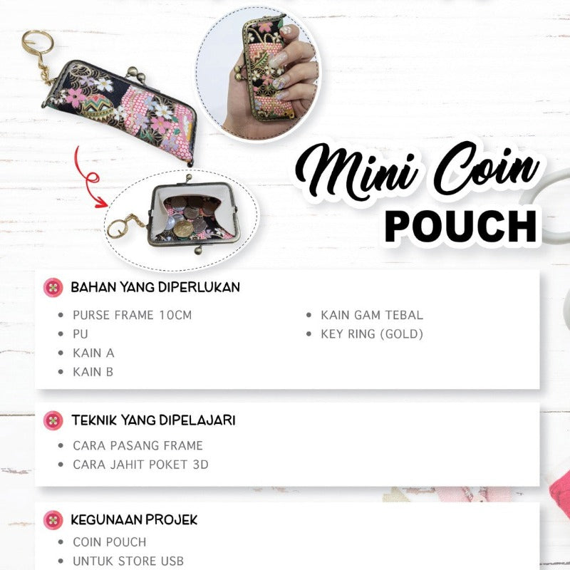 Mini Coin Pouch Online Workshop