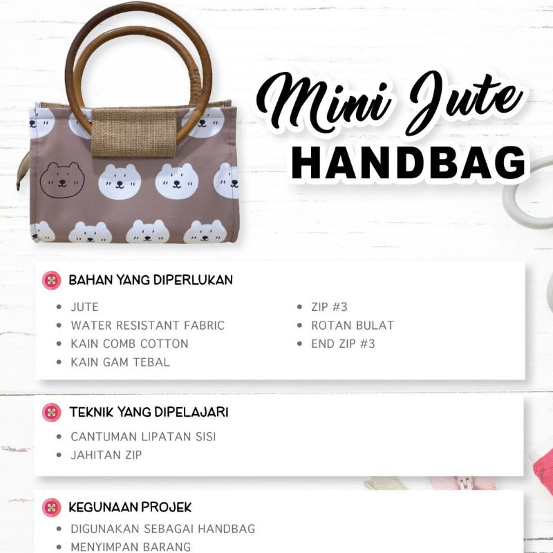 Mini Jute Handbag Online Workshop