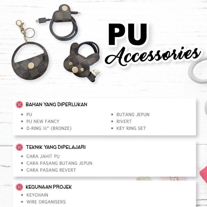 PU Accessories Online Workshop