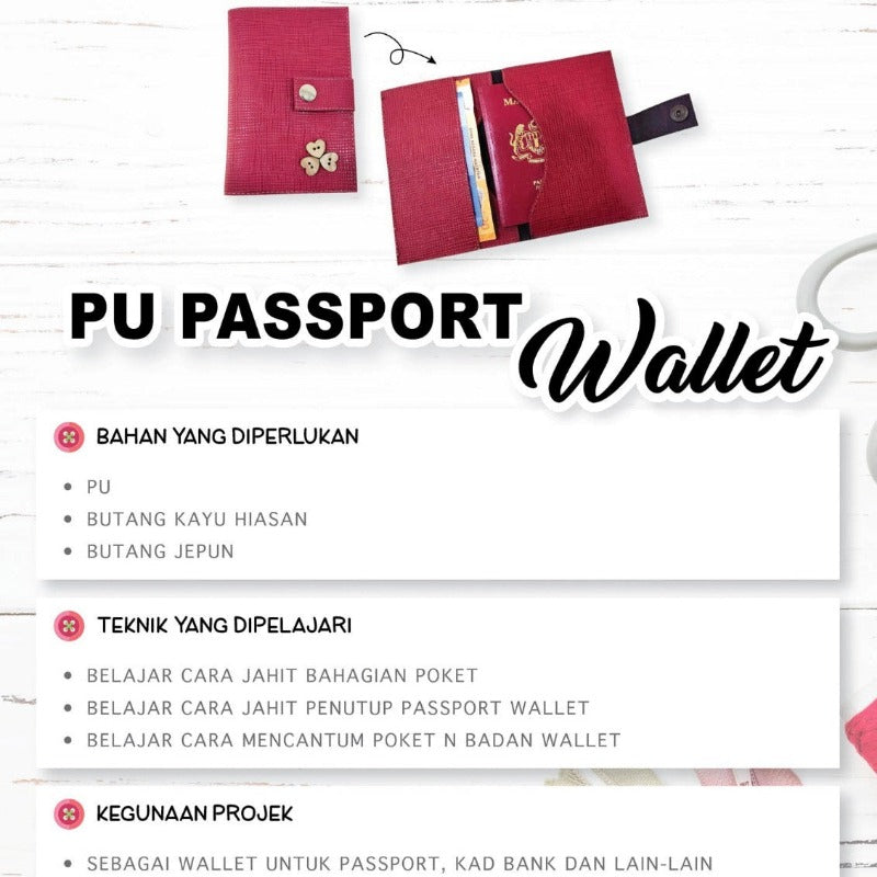 PU Passport Wallet Online Workshop