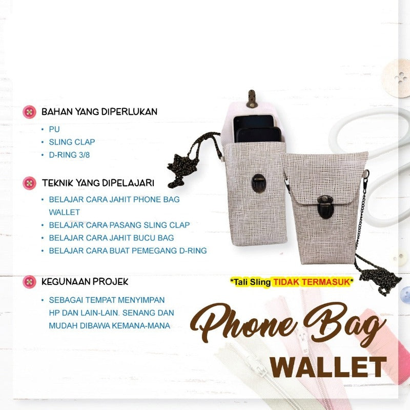 Phone Bag Wallet Online Workshop