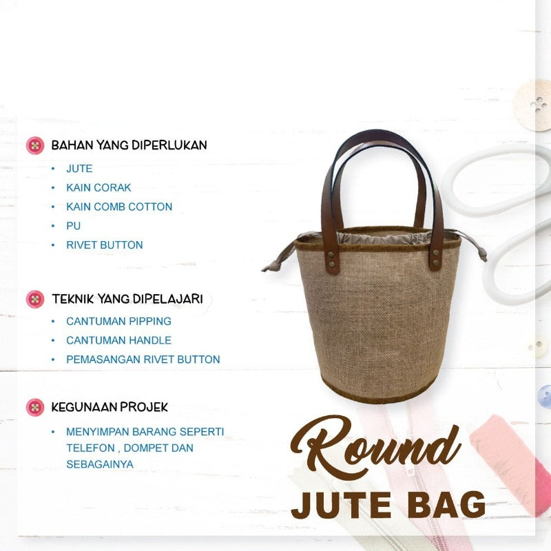 Round Jute Bag Online Workshop