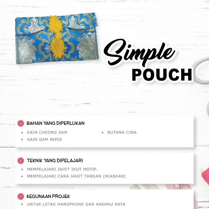 Simple Pouch Online Workshop