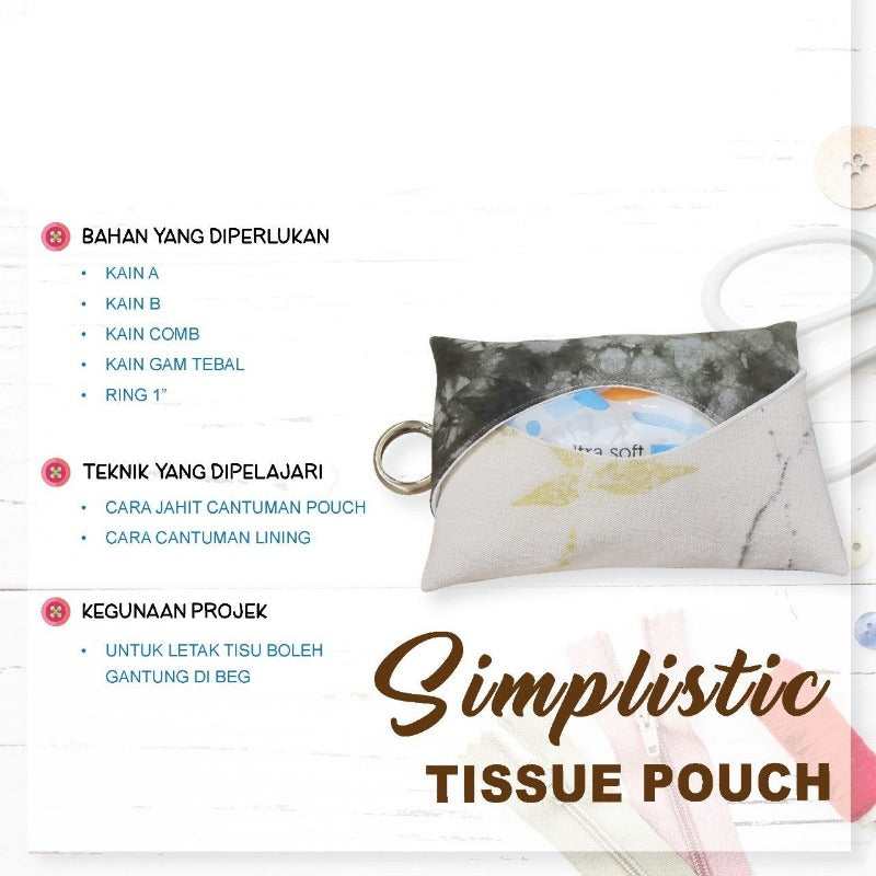 Simplistic Tissue Pouch Online Workshop