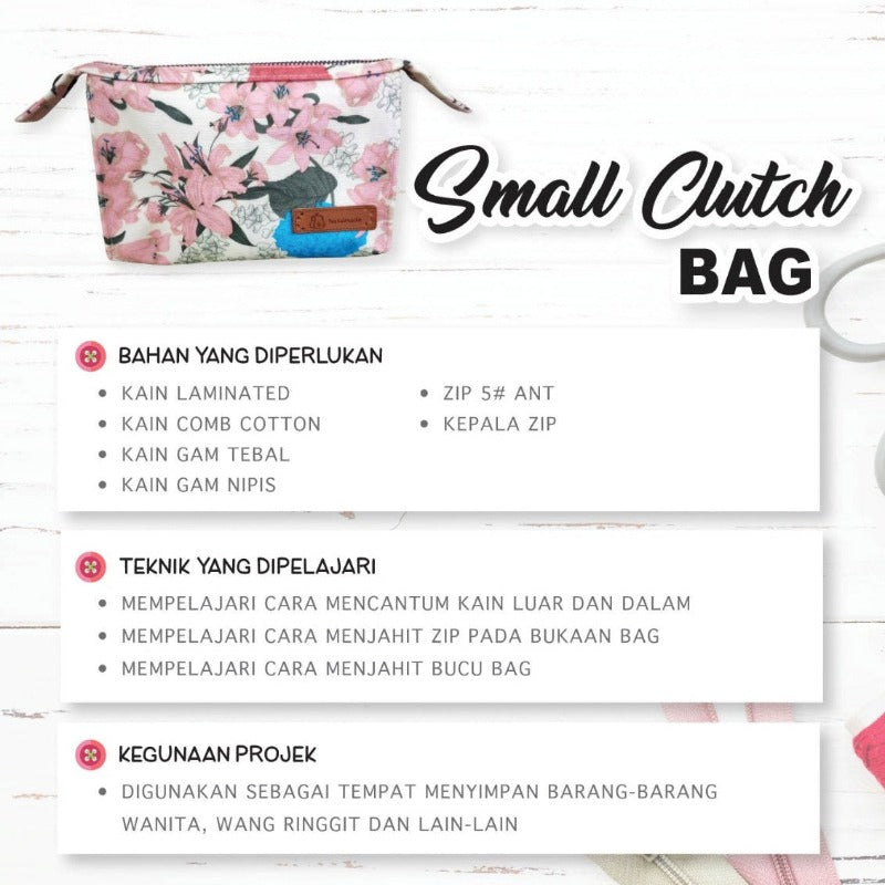 Small Clutch Bag Online Workshop