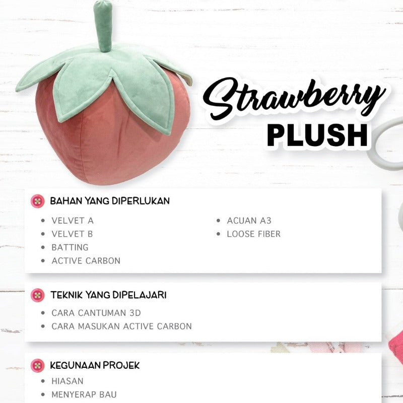 Strawberry Plush Online Workshop