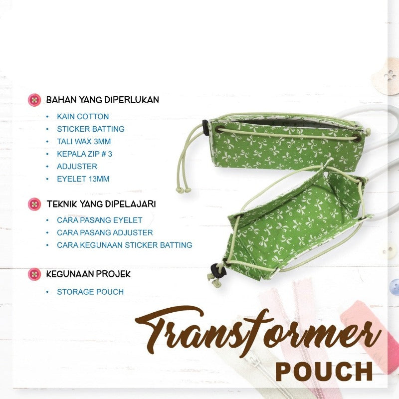 Transformer Pouch Online Workshop