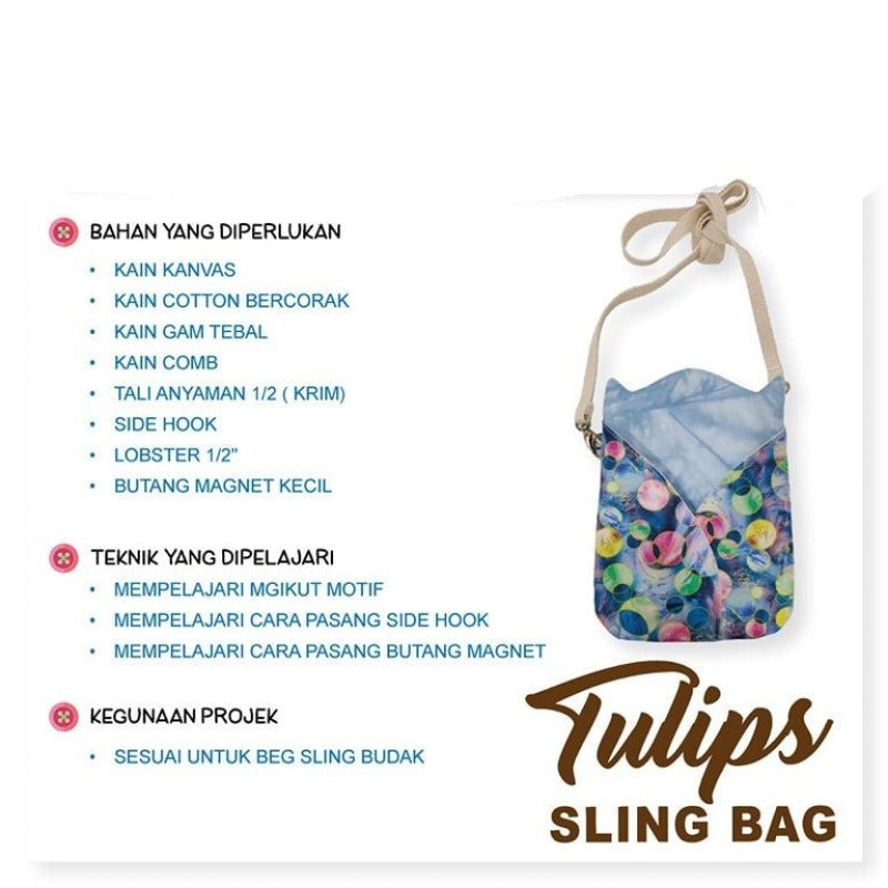 Tulips Sling Bag Online Workshop