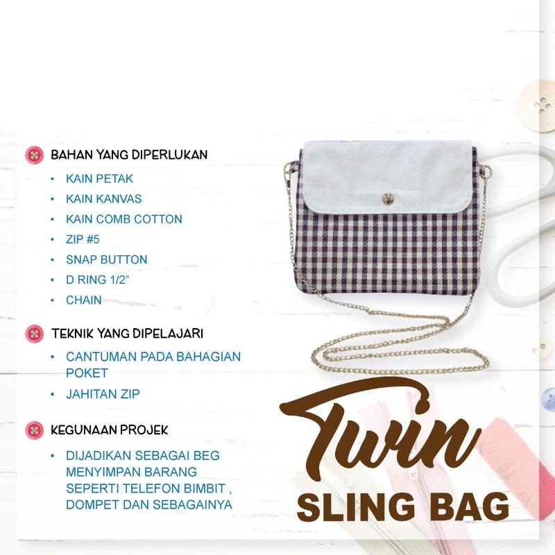 Twin Sling Bag Online Workshop