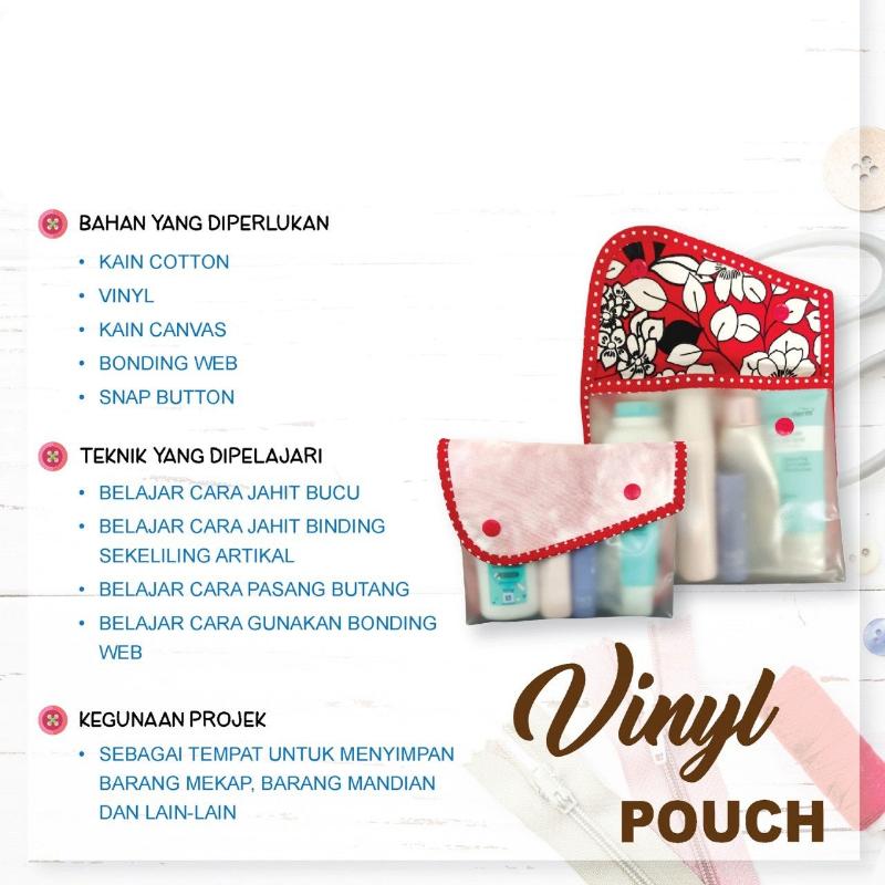 Vinyl Pouch Online Workshop