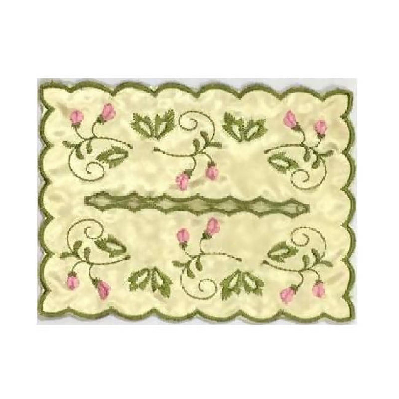 Flora Embroidery Tissue Pouch