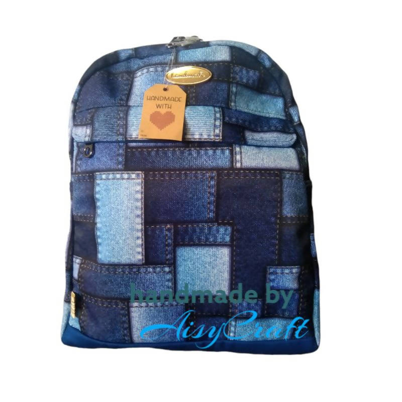 BackPack EasyCarry in Blue Jeans Patch