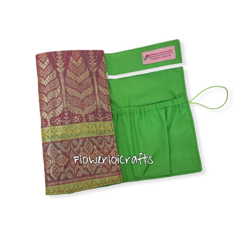 Songket Ang Pau(Duit Raya) Organiser/Multipurpose Foldable Pouch