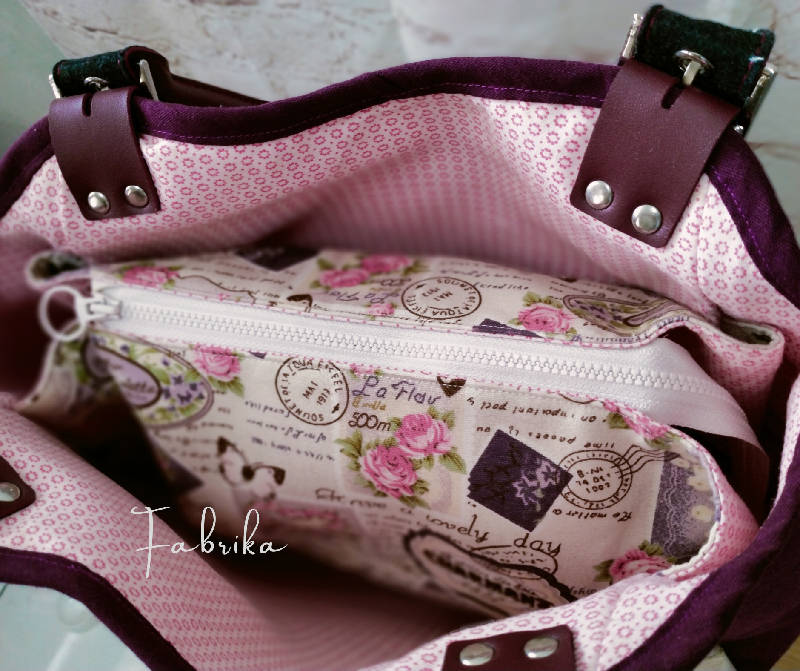 Butterfly and Roses Shoulder Bag