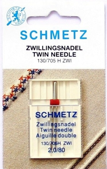 SCHMETZ Twin Needle Size: 2,0, 3,0, 4,0