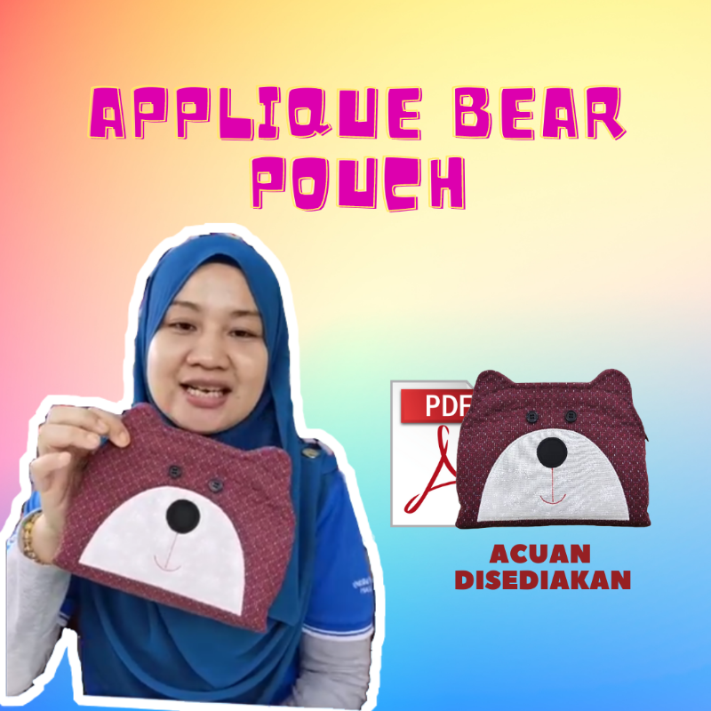 Applique Bear Pouch Online Workshop