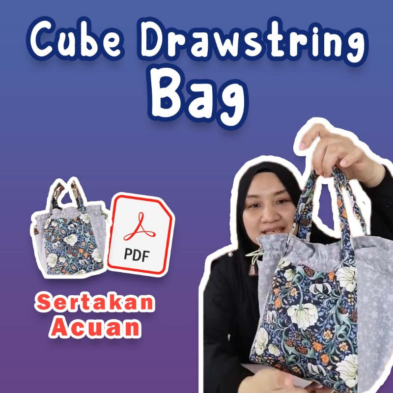 Cube Drawstring Bag Online Workshop