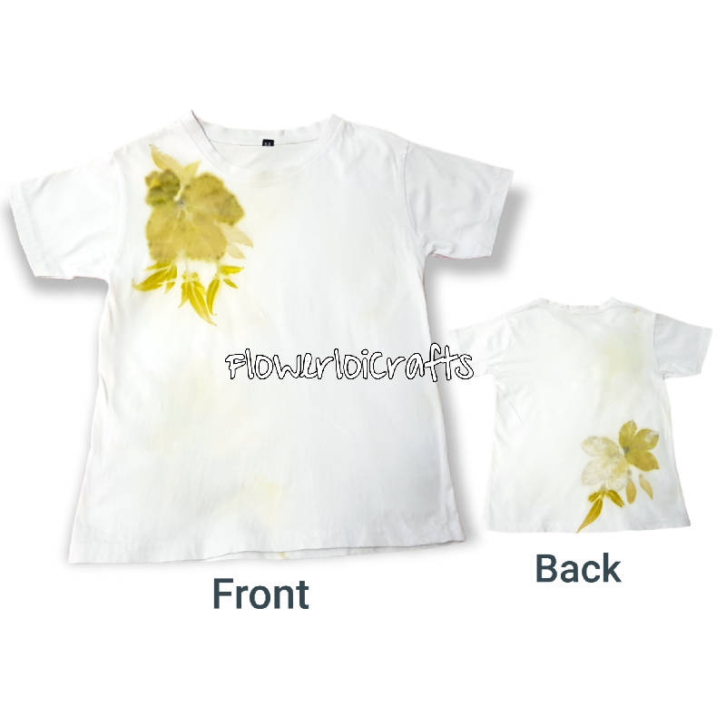 Eco Print Short Sleeve T-shirt (Children)
