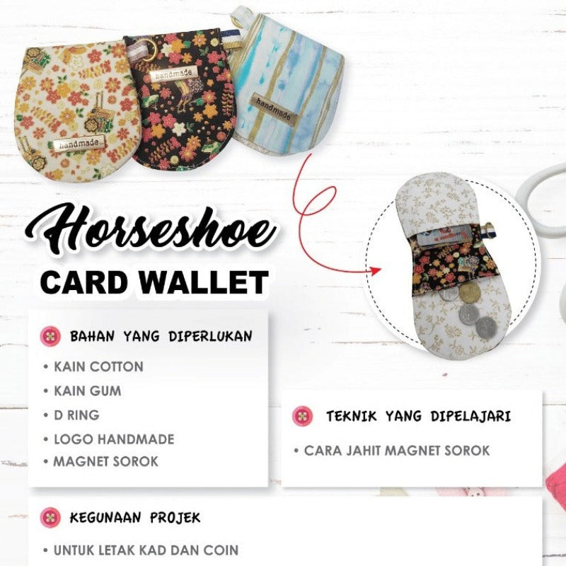 Horseshoe Card Wallet Online Workshop