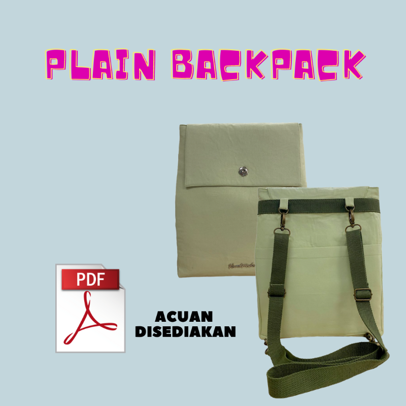 Plain Bagpack Online Workshop