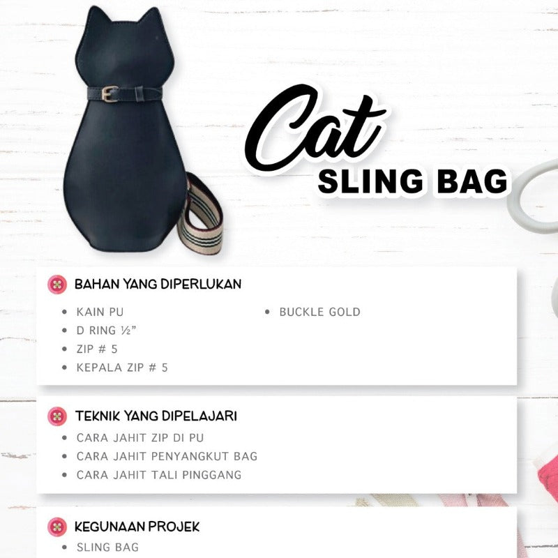 Cat Sling Bag Online Workshop