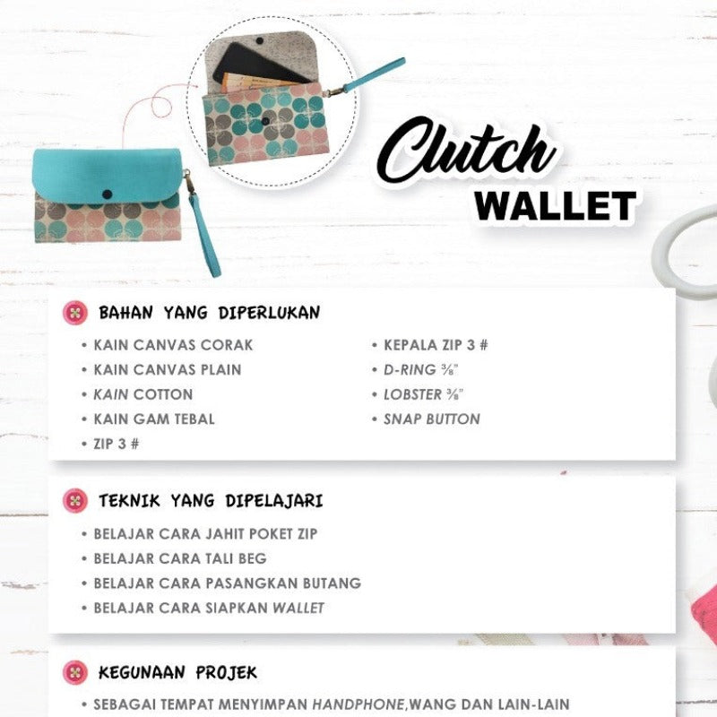 Clutch Wallet Online Workshop