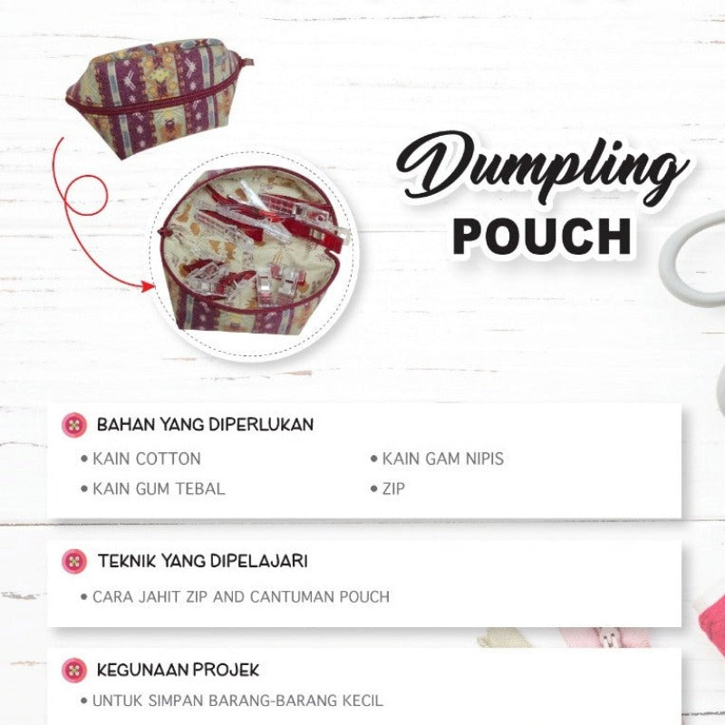 Dumpling Pouch Online Workshop